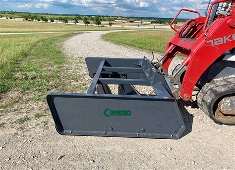 grading blade for skid steer|grading driveway with skid steer.